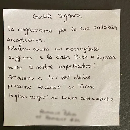 Casa Ruth * Brissago